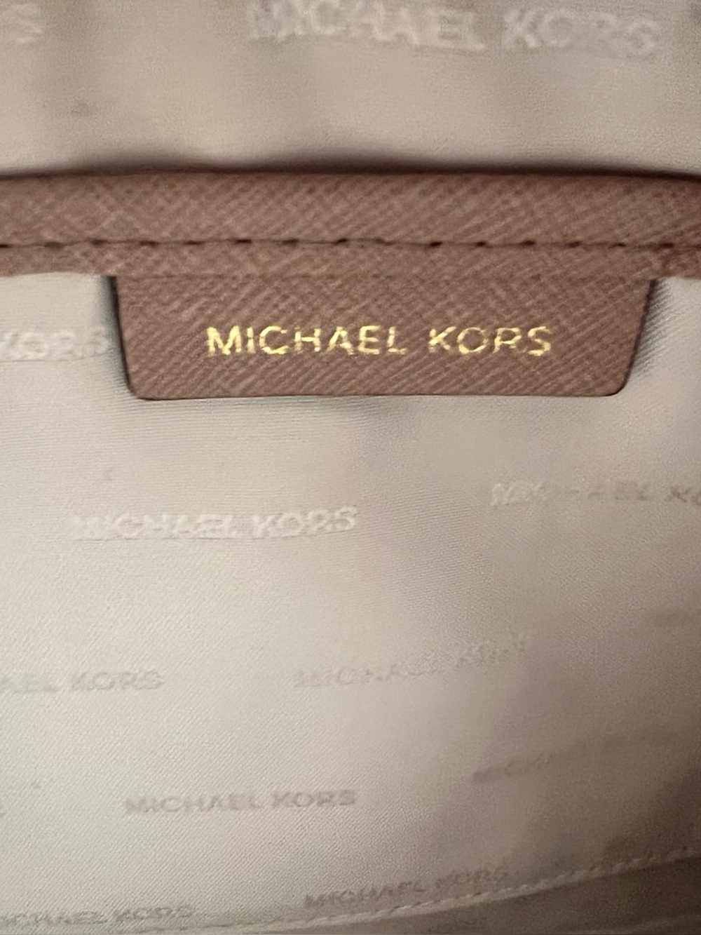 Michael Kors Dusty Rose Pebbled Leather Large Wristlet/Wallet | GUC | Fits Phone - Picture 4 of 14